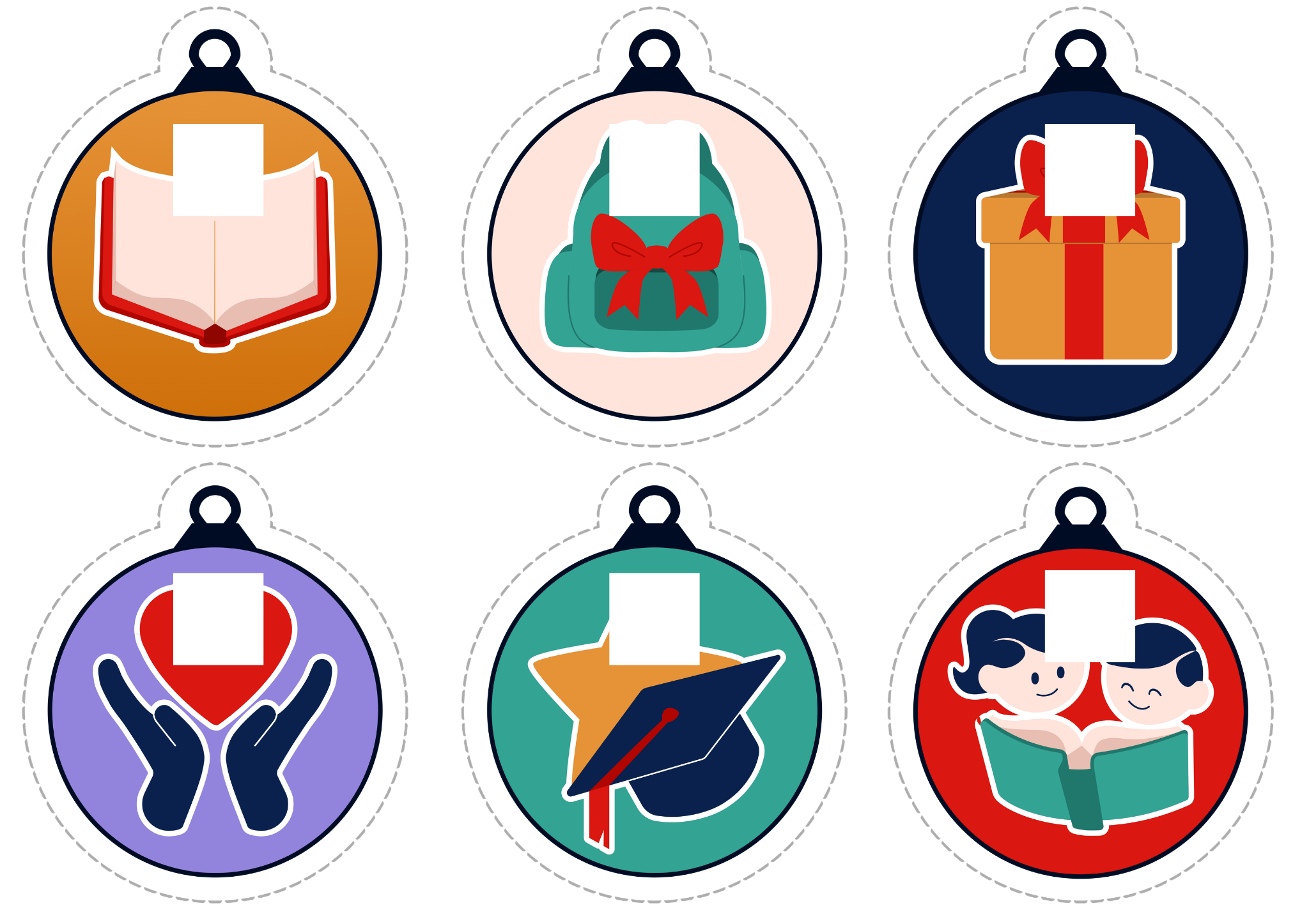 Baubles with QR Code